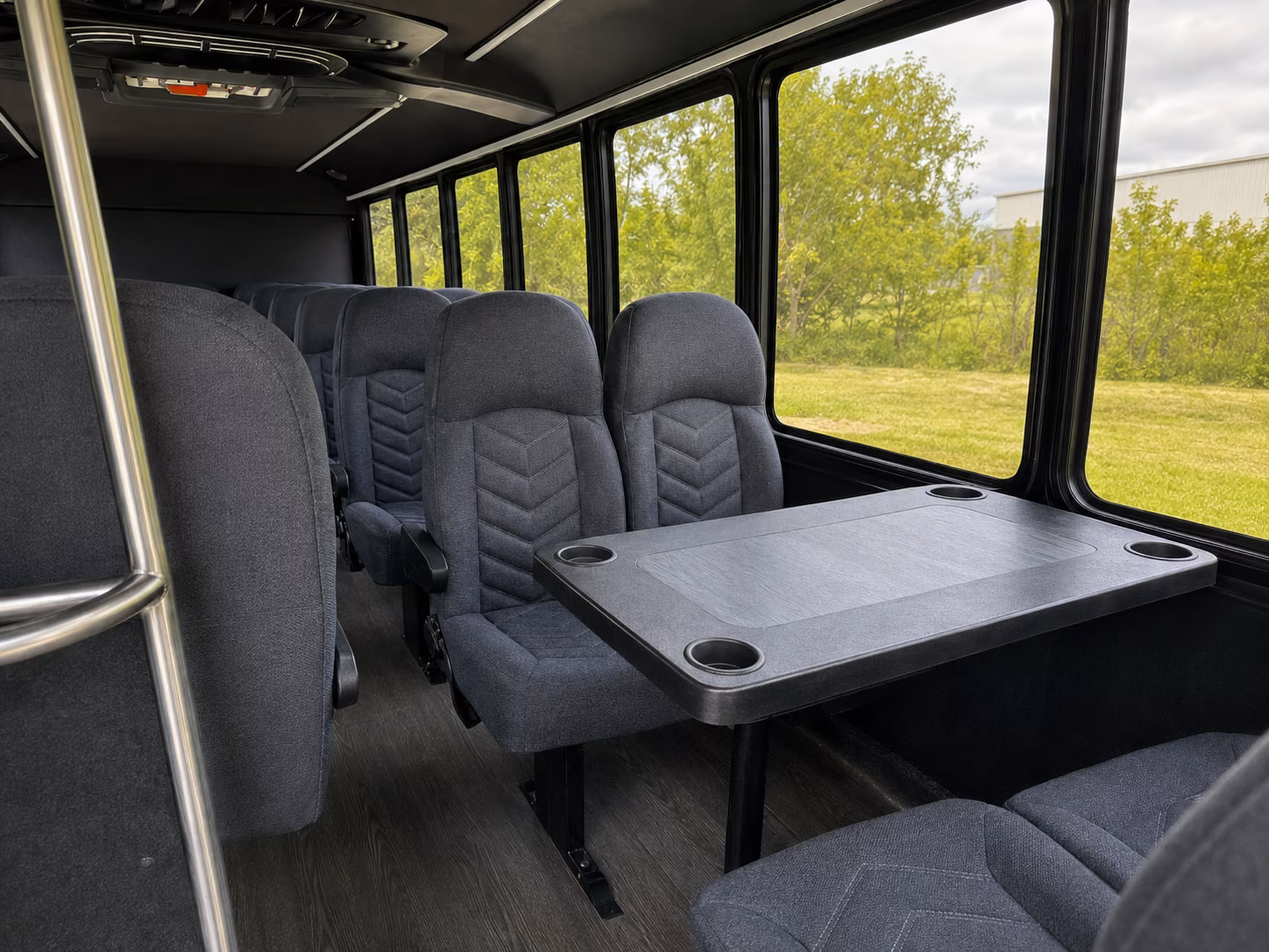 dothan 15 passenger minibus inside