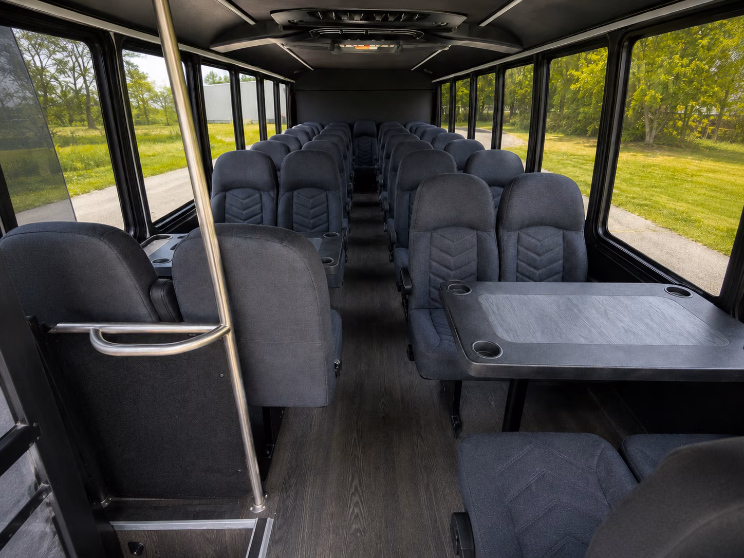 dothan 15 passenger minibus interior