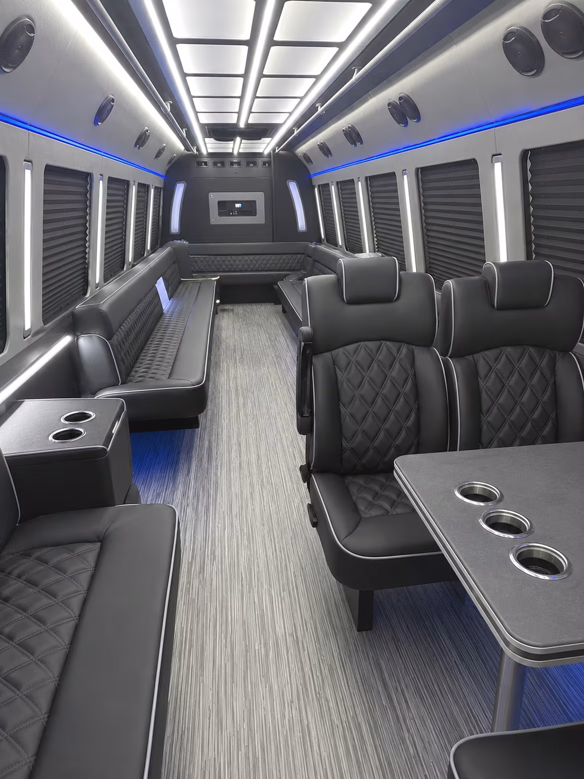 dothan 25 passenger party bus inside