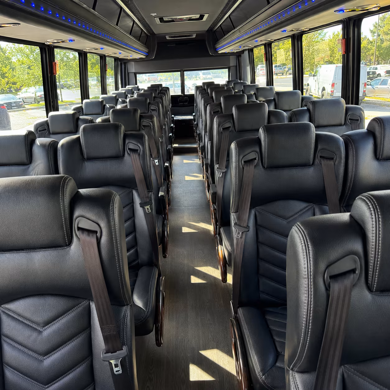 dothan 35 passenger minibus interior