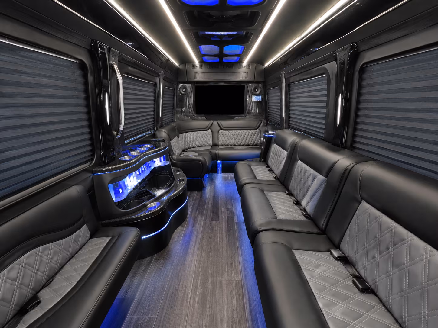 dothan 50 passenger party bus inside
