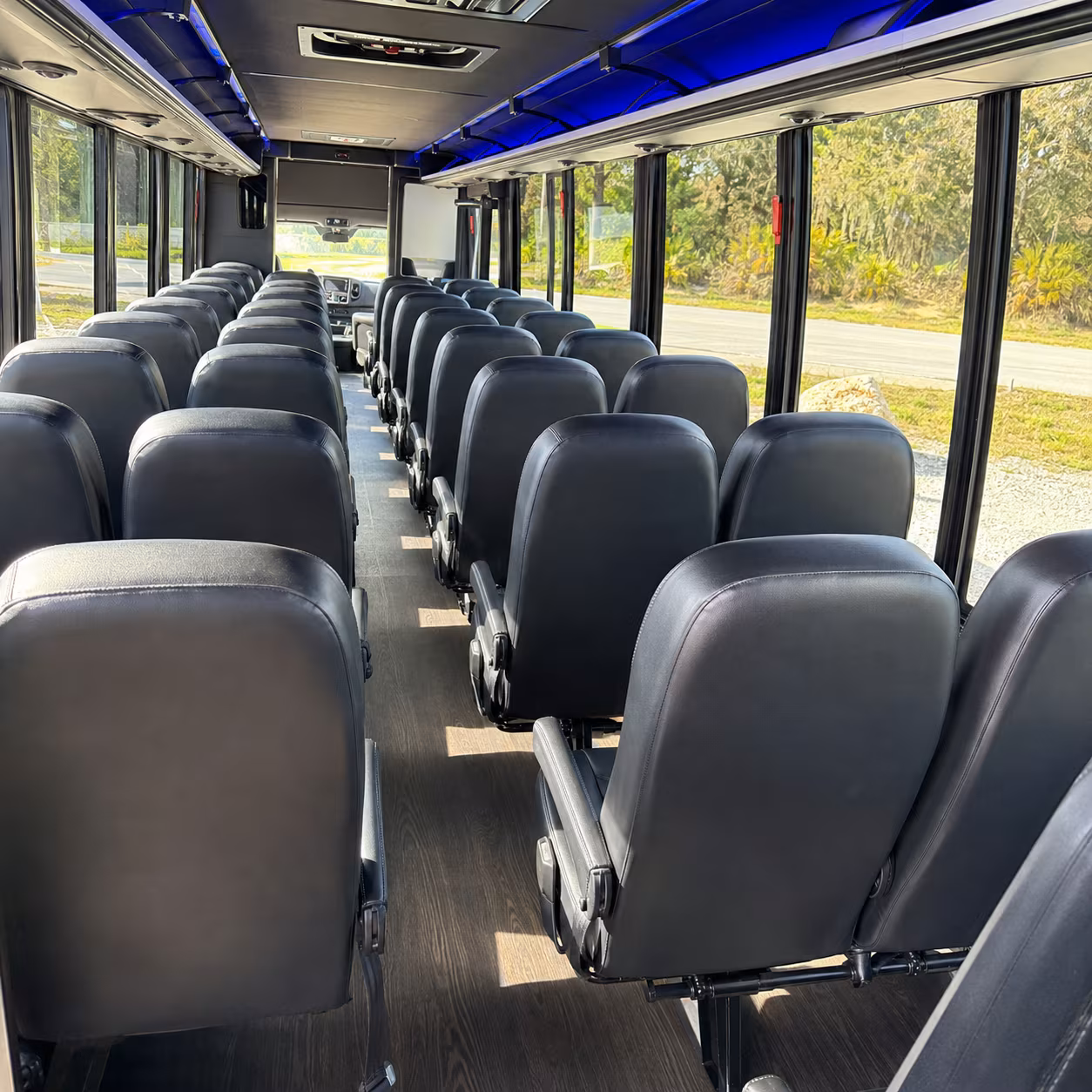 dothan school event transportation onboard seating