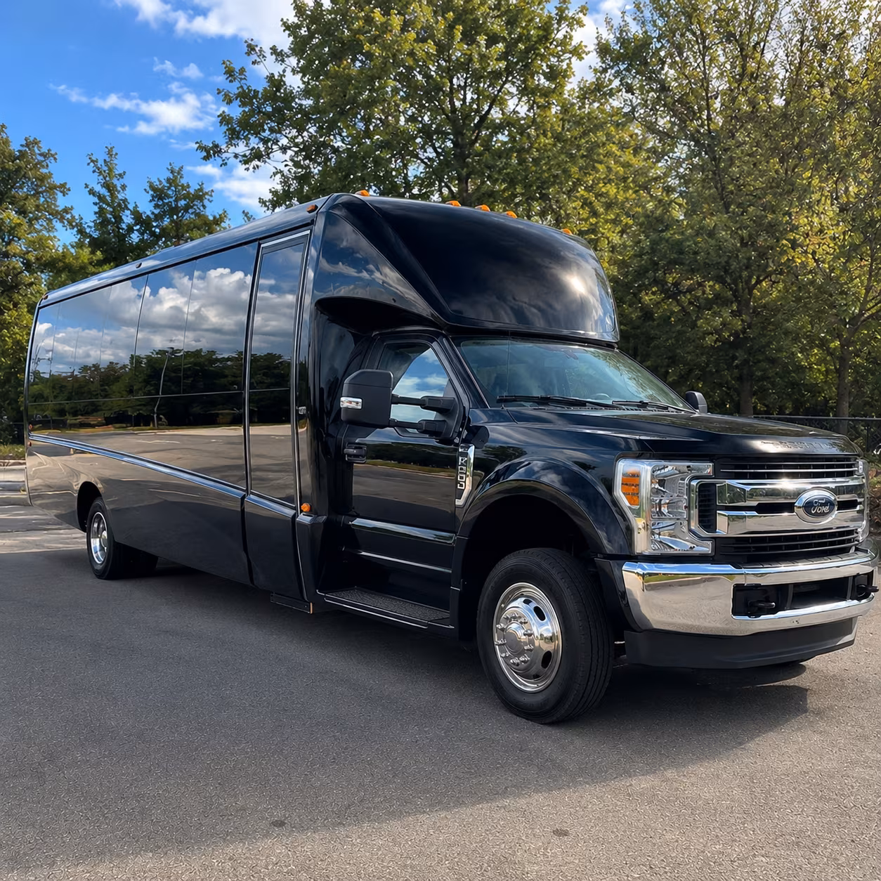 group transportation buses for away games and multi city road trips